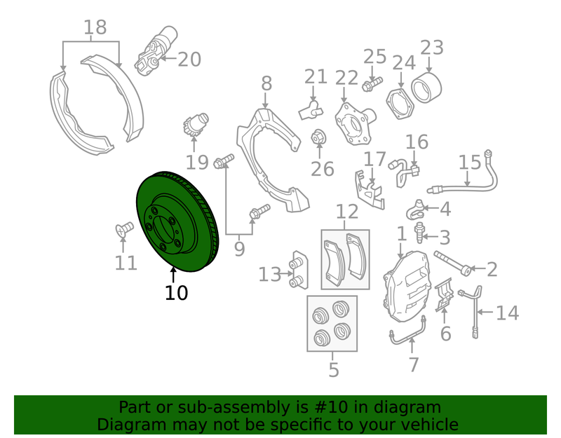 Genuine Porsche parts diagram