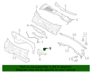 Part can be found as reference #9 in illustration