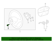 Genuine Porsche parts diagram