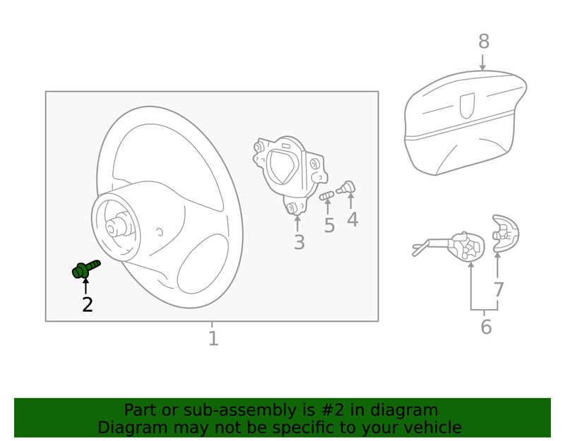 Genuine Porsche parts diagram