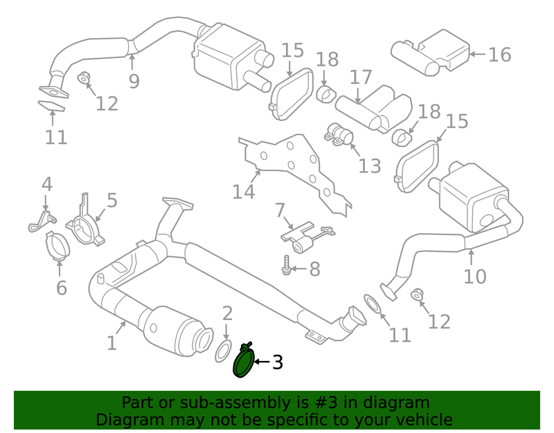 Genuine Porsche parts diagram