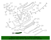 Genuine Porsche parts diagram