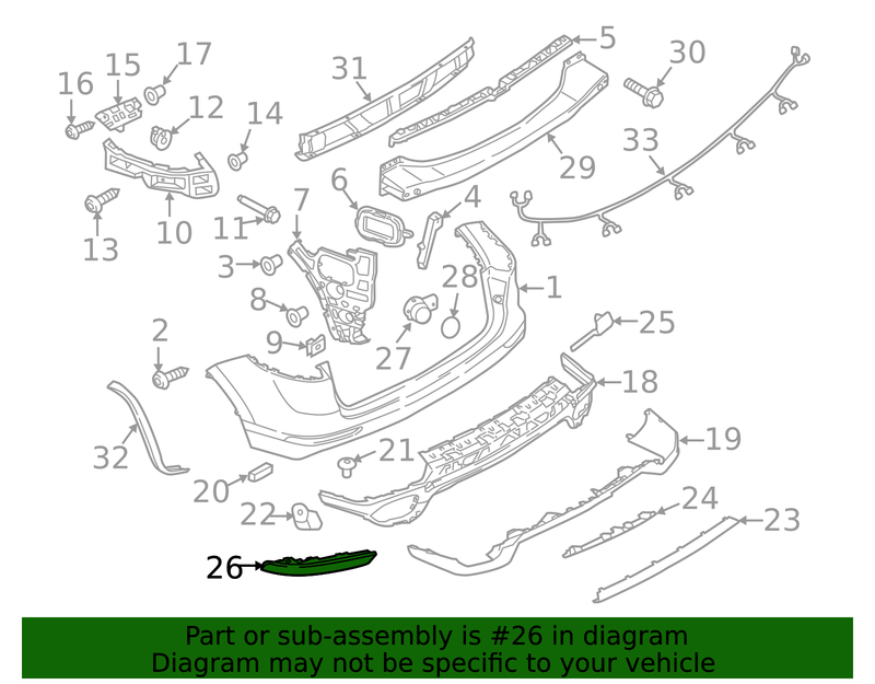 Genuine Porsche parts diagram