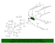 Genuine Porsche parts diagram