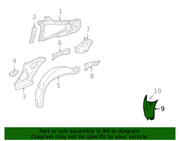 Genuine Porsche parts diagram