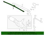 Genuine Porsche parts diagram