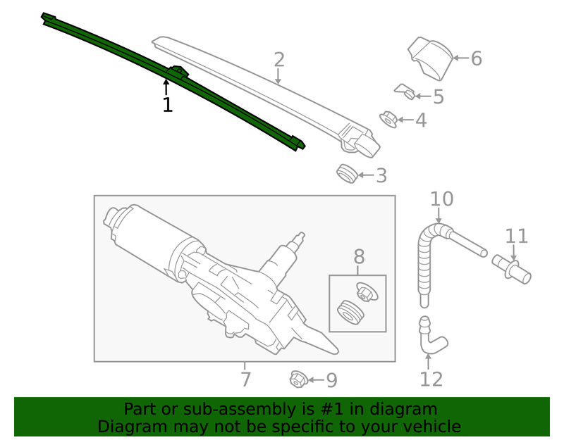 Genuine Porsche parts diagram