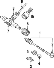 Genuine Porsche parts diagram