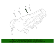 Genuine Porsche parts diagram