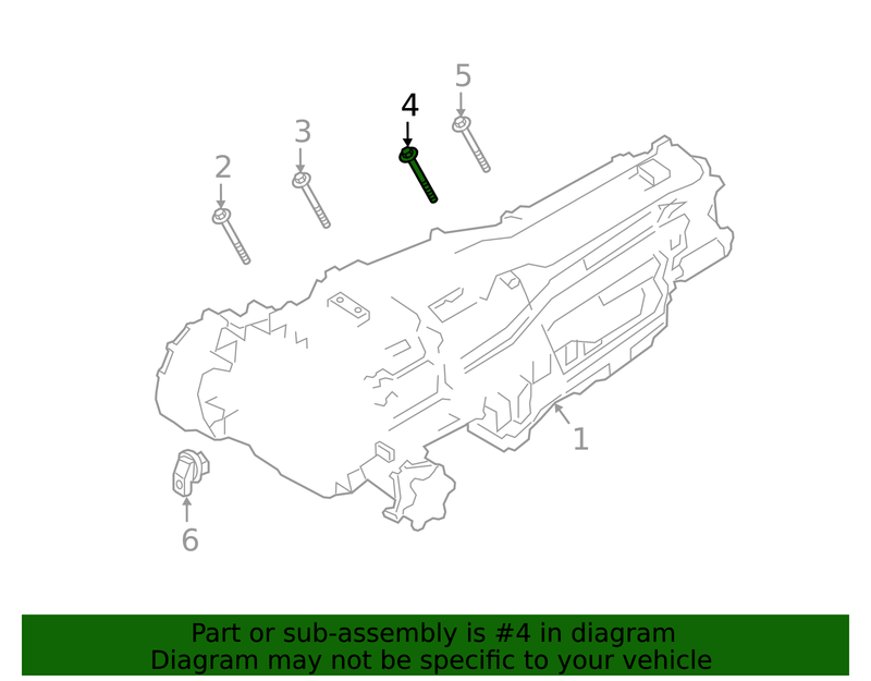 Genuine Porsche parts diagram