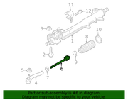 Genuine Porsche parts diagram