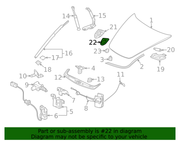 Genuine Porsche parts diagram