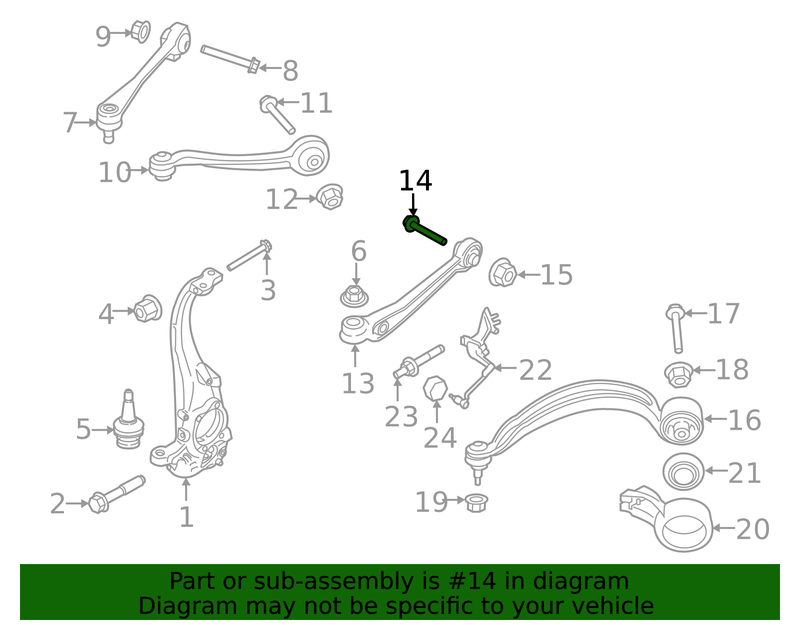Genuine Porsche parts diagram