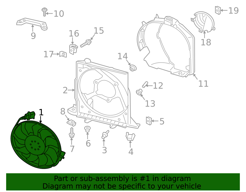 Genuine Porsche parts diagram