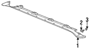 Genuine Porsche parts diagram