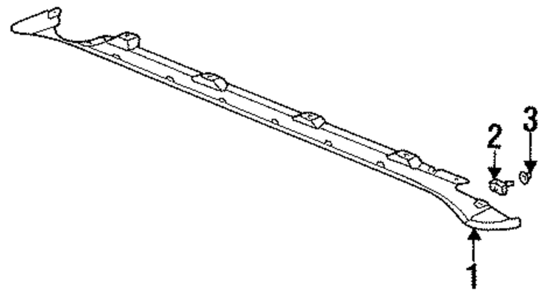 Genuine Porsche parts diagram