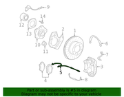 Genuine Porsche parts diagram