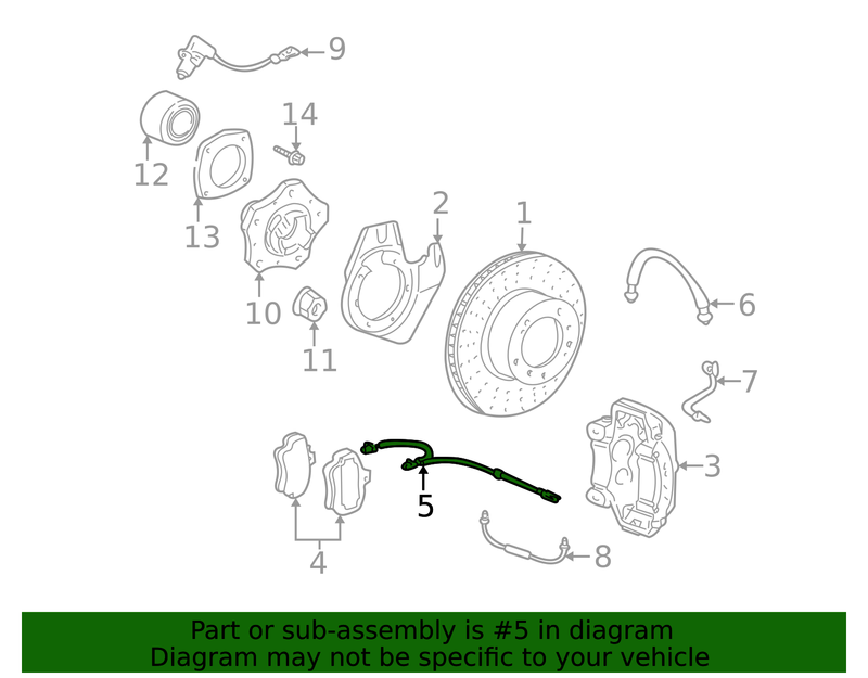 Genuine Porsche parts diagram