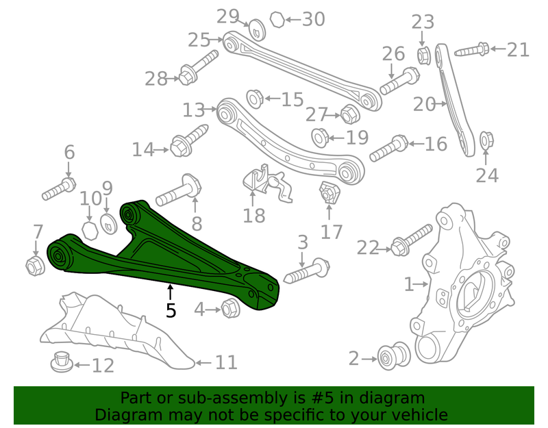 Genuine Porsche parts diagram