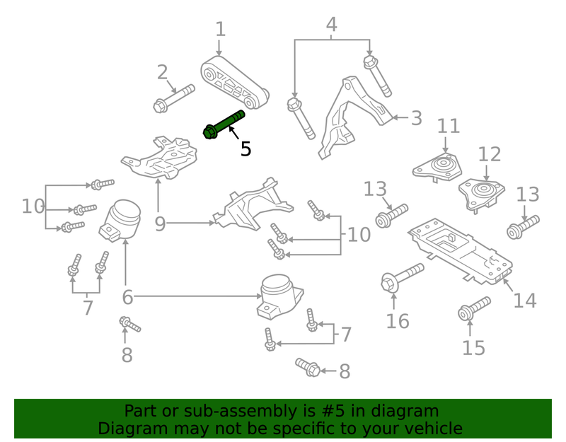 Genuine Porsche parts diagram