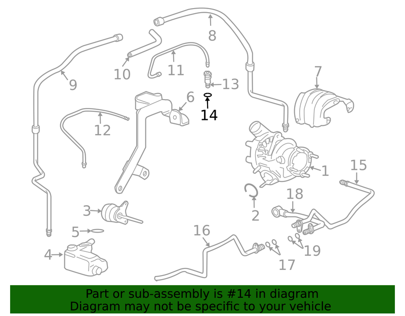 Genuine Porsche parts diagram