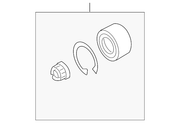 Genuine Porsche parts diagram