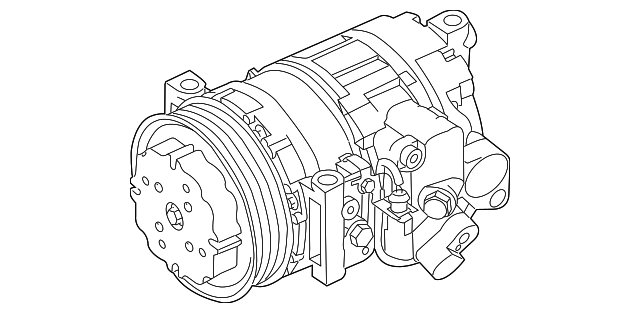 Genuine Porsche parts diagram