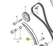 Genuine Porsche parts diagram