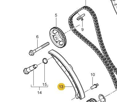Genuine Porsche parts diagram