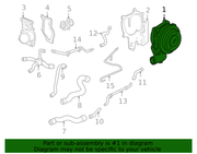 Genuine Porsche parts diagram