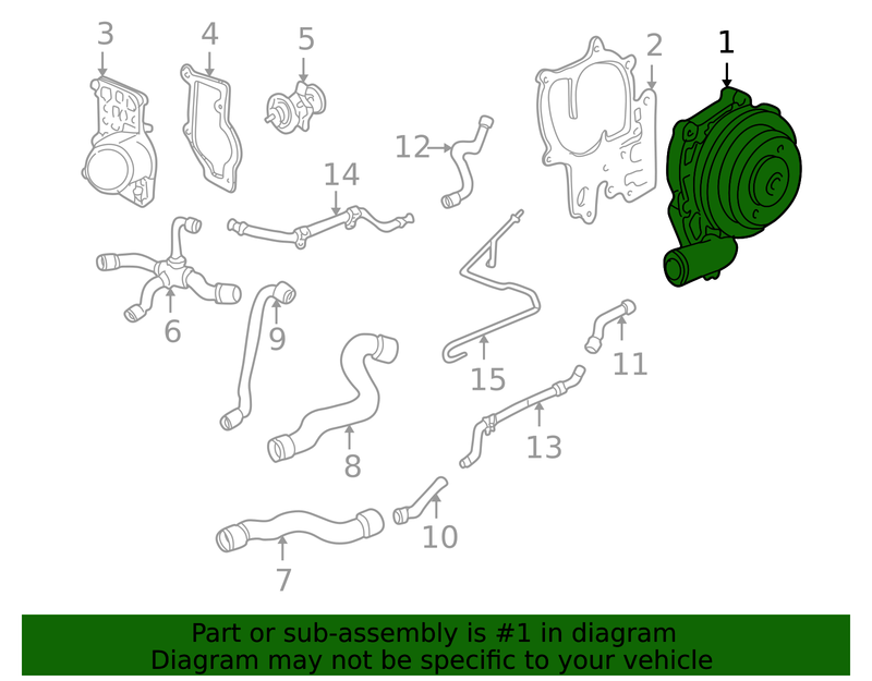 Genuine Porsche parts diagram