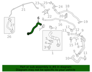 Genuine Porsche parts diagram