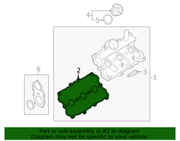 Genuine Porsche parts diagram