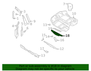 Genuine Porsche parts diagram