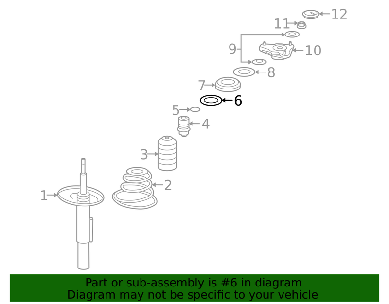 Genuine Porsche parts diagram