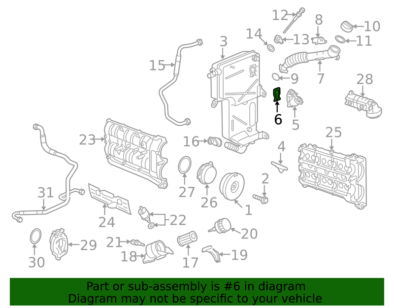 Genuine Porsche parts diagram