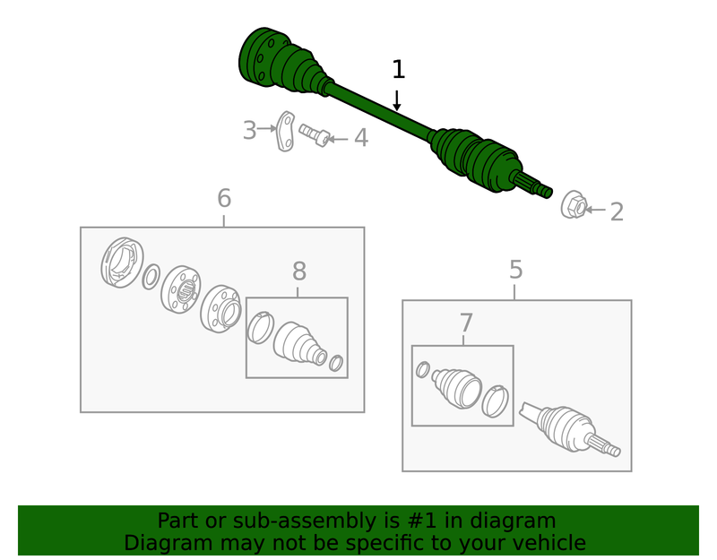 Genuine Porsche parts diagram