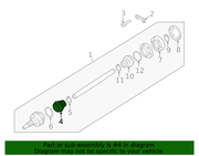 Genuine Porsche parts diagram