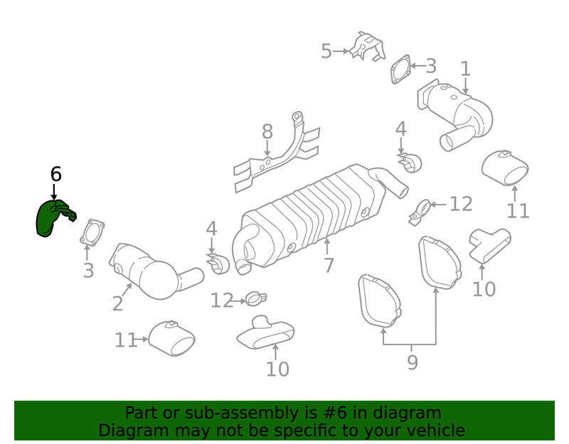 Genuine Porsche parts diagram