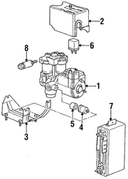 Genuine Porsche parts diagram