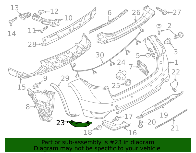 Genuine Porsche parts diagram