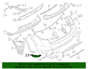 Genuine Porsche parts diagram