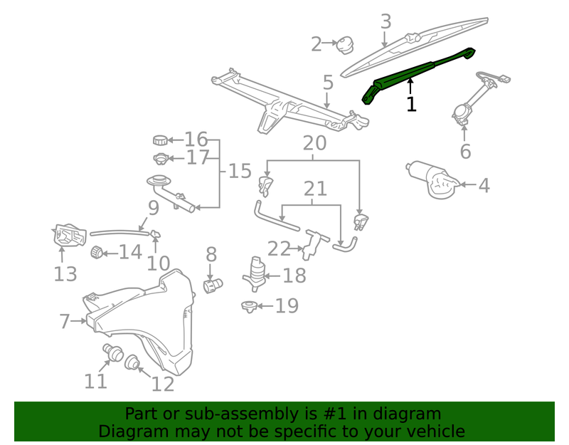 Genuine Porsche parts diagram
