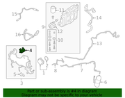 Genuine Porsche parts diagram