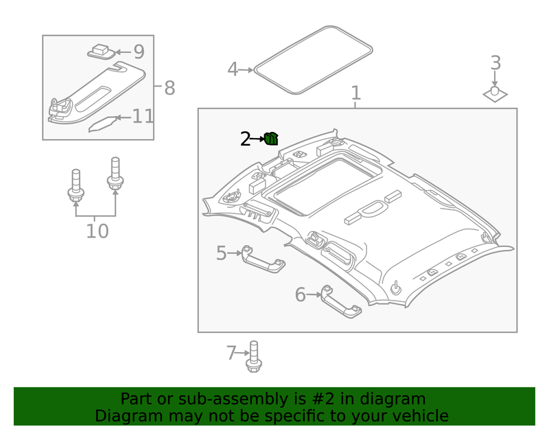 Part can be found as reference #2 in illustration