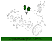 Genuine Porsche parts diagram