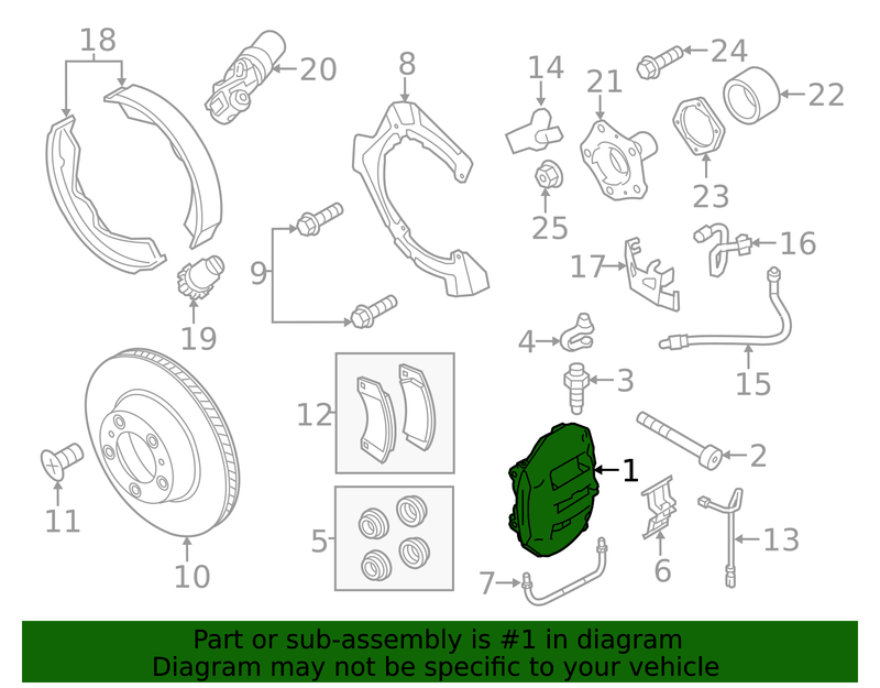 Part can be found as reference #1 in illustration