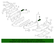 Genuine Porsche parts diagram