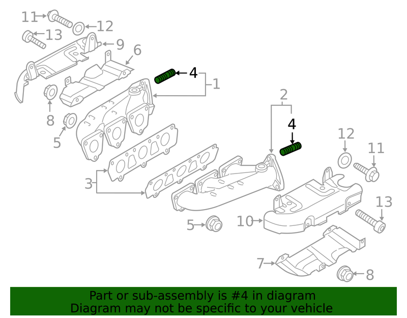 Genuine Porsche parts diagram
