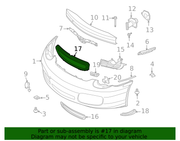 Genuine Porsche parts diagram